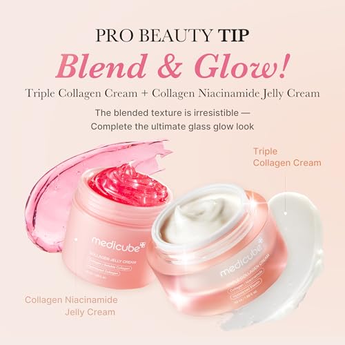 medicube Big Size Cream Duo - Collagen Jelly 110ml & Triple - Product Imagery