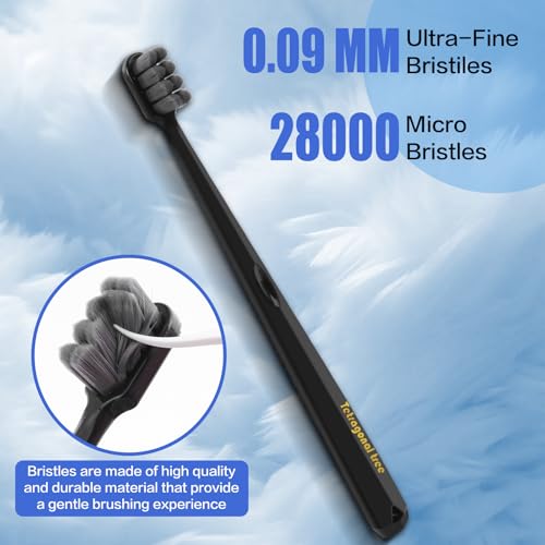 Tetragonal tree Extra Soft Toothbrushes (6 Pack) - 20,000 Ultra - Product Imagery