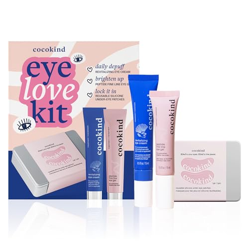 Cocokind Eye Love Kit – Biodegradable, Cruelty Free, Fragrance Free, Natural, Vegan, Unscented, 1 Count (Pack of 1)