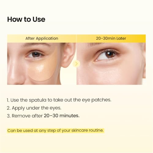 BIODANCE Hydrogel Eye Patches for Under Eye, Vita Niacinamide - Product Imagery