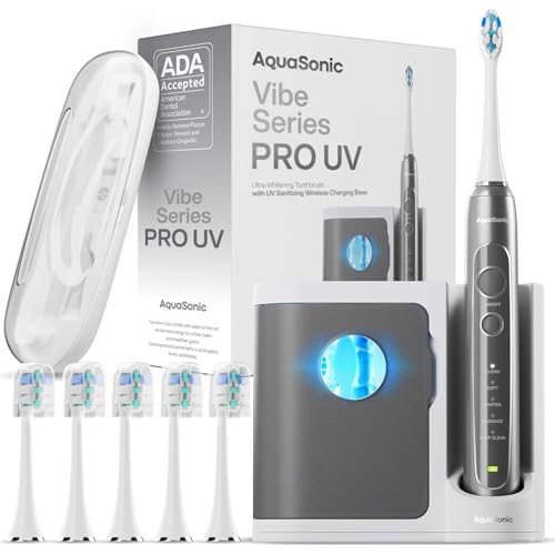 Aquasonic Vibe Series PRO – Ultra-Whitening Electric Toothbrush - Product Imagery