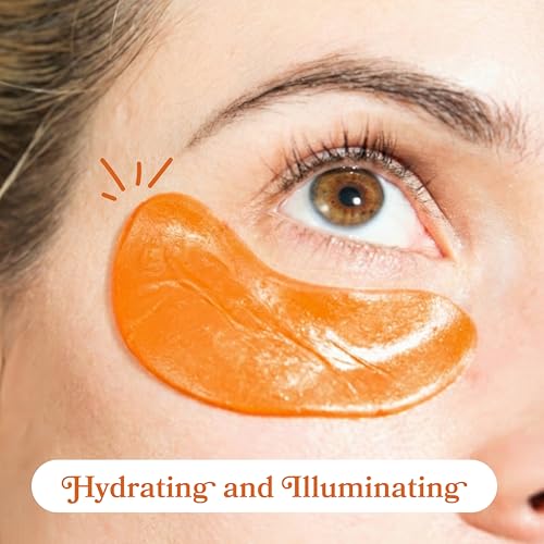 LE GUSHE Vitamin C Eye Patches with Collagen and Snail Mucin, - Product Imagery