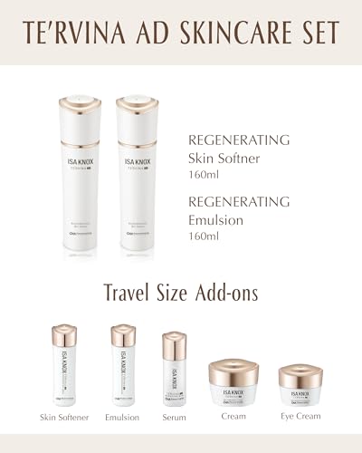 ISA KNOX TE'RVINA AD Regenerating Skincare Set (12.7fl oz) - - Product Imagery