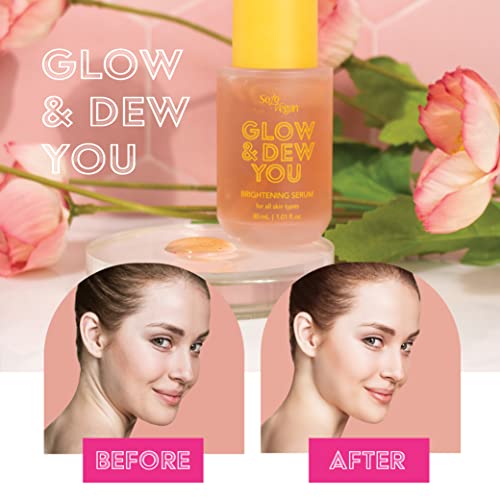 SoloVegan Glow & Dew You Brightening Serum, Korean Skincare, - Product Imagery