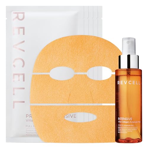 KPRODUCT4U Revcell Intensive Vita Collagen Duo — Activfilm (5 Sheets) & Ampoule Mist (100ml) – Unscented
