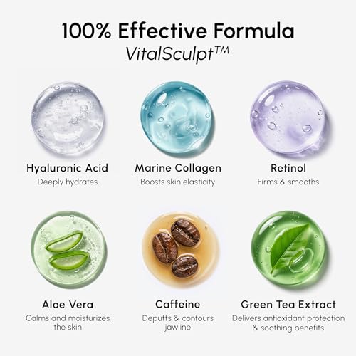 MAREE V Line Lifting Mask Chin Strap - Advanced Retinol Face - Product Imagery