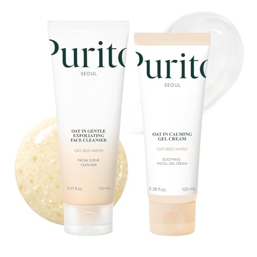 PURITO Oat Velvet Duo Set for Sensitive Skin, 8.45 fl.oz