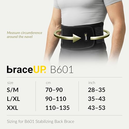 BraceUP Back Support Belt for Men and Women - Breathable Waist - Product Imagery