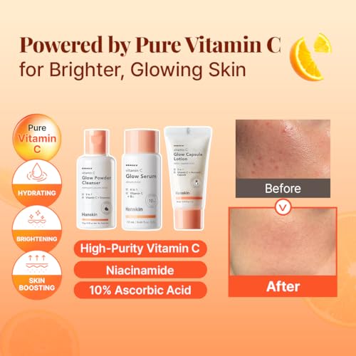 Hanskin Glow Skin On the Go Kit–Brightening & Hydrating Mini - Product Imagery