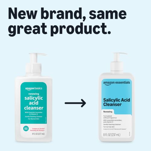 Amazon Essentials Cleanser Face Wash - Salicylic Acid with - Product Imagery