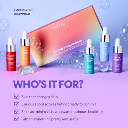 TIRTIR 5 Actives Power Serums Kit – Korean Skin Care Set with - Product Imagery