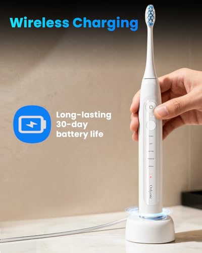 Onlyone Electric Toothbrush for Adults, Rechargeable Electric - Product Imagery