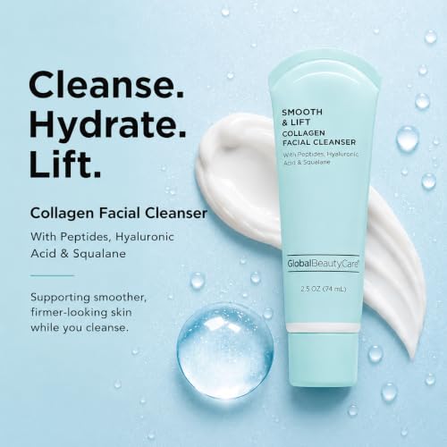 Global Beauty Care Smooth & Lift Collagen Facial Cleanser - - Product Imagery