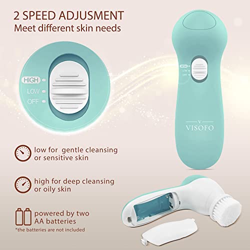 Face Scrubber | Facial Cleansing Brush Exfoliator Skin Care - Product Imagery