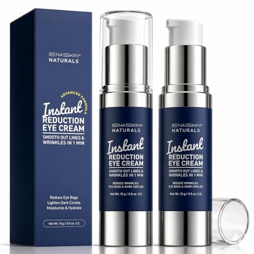 Enaskin Naturals 2-Pack Instant Eye Cream & Face Lift - No White - Product Imagery
