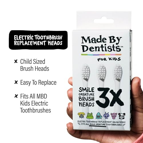 Made By Dentists Kids Electric Toothbrush Replacement Heads – 6 - Product Imagery