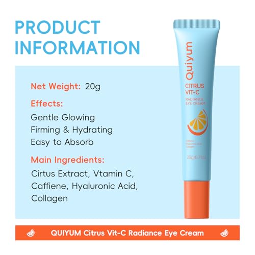 QUIYUM Citrus Vitamin C Skincare Set (5-Piece) – Facial Care - Product Imagery