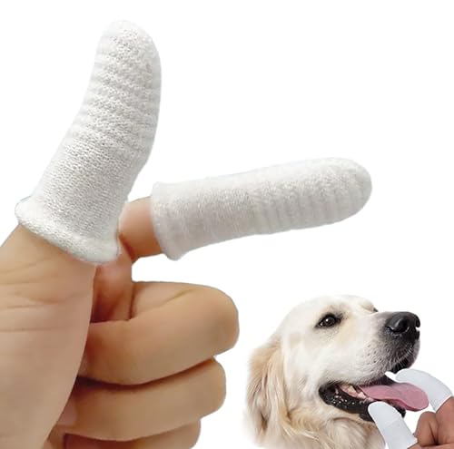 Pet Republique Soft Fabric Finger Toothbrush Kit for Dogs and - Product Imagery