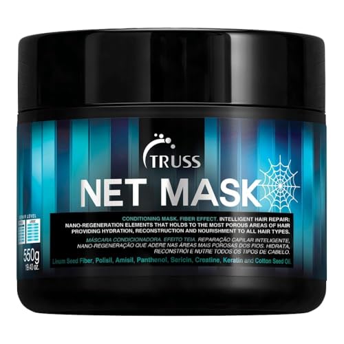 TRUSS Professional Net Deep Conditioning Hair Mask, Bond-Builder, 19.4oz – Natural, 19.4 Ounce (Pack of 1)