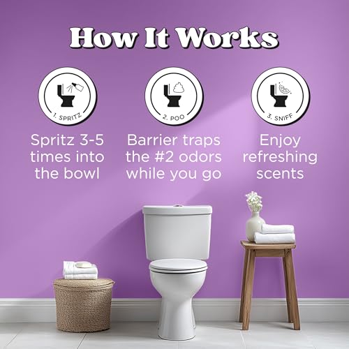 Poo-Pourri Before-You-Go Toilet Spray, Lavender Vanilla, 4 Fl Oz - Product Imagery