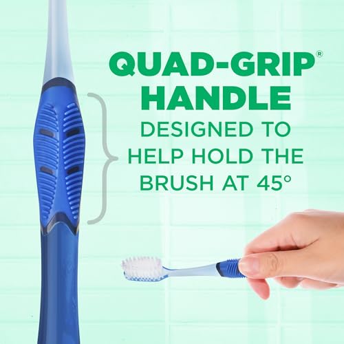 GUM Deep Clean Technique Soft Toothbrush, Full Head, 2 Count - Product Imagery