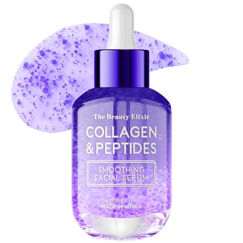 The Beauty Elixir Collagen & Peptides Serum For Face - - Product Imagery