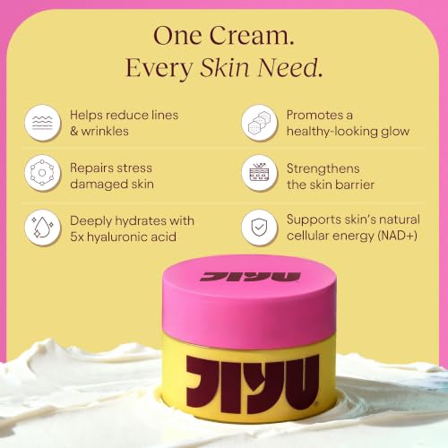 JIYU NAD+ Hydrating Face Moisturizer – Korean Anti-Aging Cream - Product Imagery