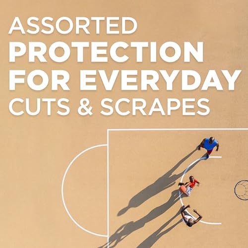 BAND-AID Brand Adhesive Bandages Family Pack, Assorted Sizes, - Product Imagery