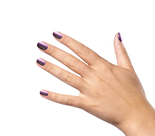 duri Nail Polish, 760 A Million Likes, Purple Metallic Glitter, - Product Imagery