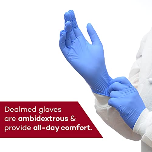 Dealmed Nitrile Exam Gloves - Latex Free - Medium - 200 Count - Product Imagery