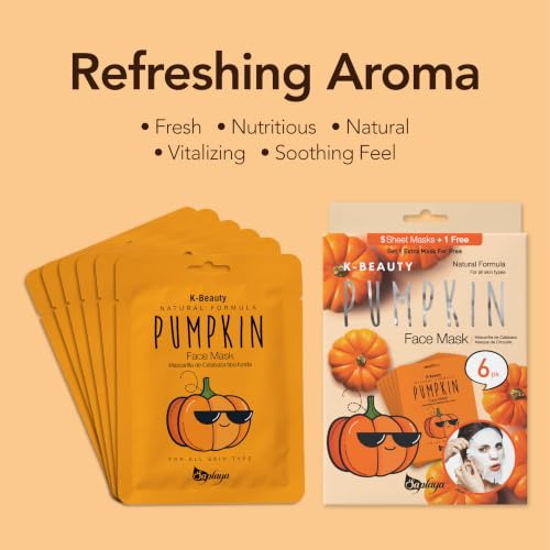 Saplaya Face Masks 6 Pack Scented Facemask Sheets Skin Care Mask - Product Imagery