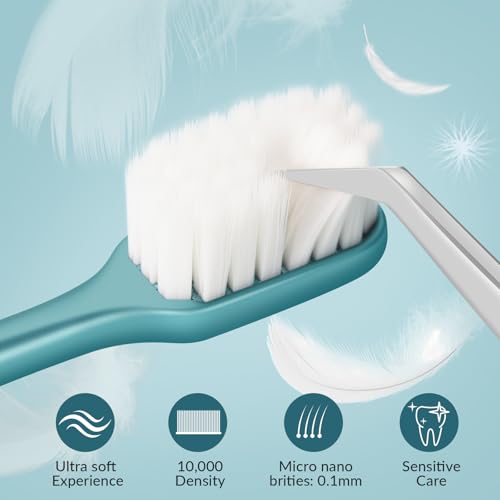 GentleClean Pro Extra Soft Toothbrushes for Adults - Super Ultra - Product Imagery