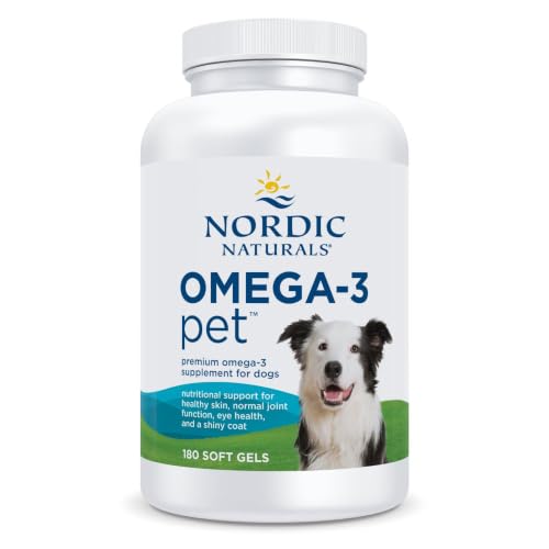 Nordic Naturals Omega-3 Fish Oil for Dogs with EPA + DHA - 180 - Product Imagery