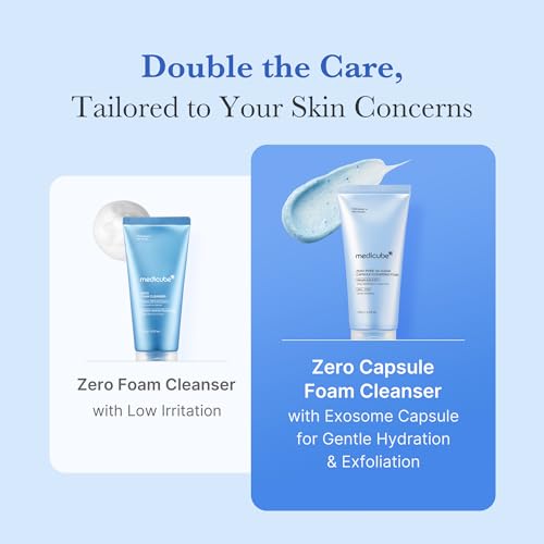 medicube Facial Cleanser Zero Pore Capsule Cleansing Foam - Product Imagery