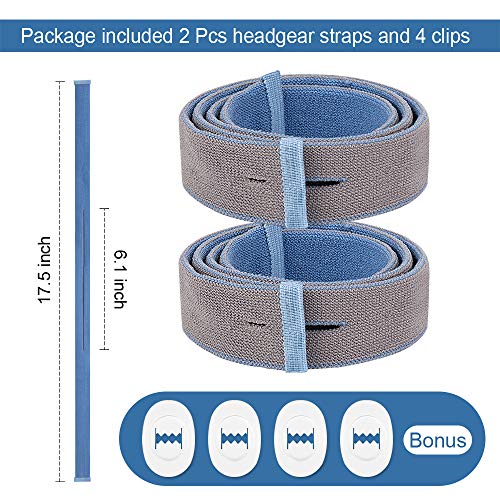 Iduola Replacement Headgear Straps for ResMed Airfit P10 Nasal - Product Imagery