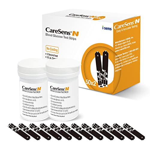 CareSens N Blood Glucose Test Strips (100 ct) - Only for - Product Imagery