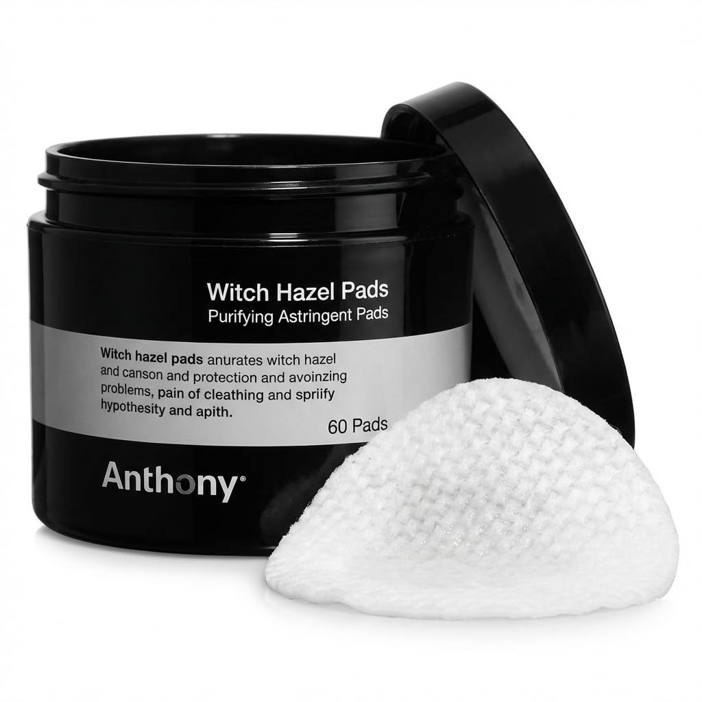 Anthony Witch Hazel Pads Pore Cleaner, 60 Count - Product Imagery