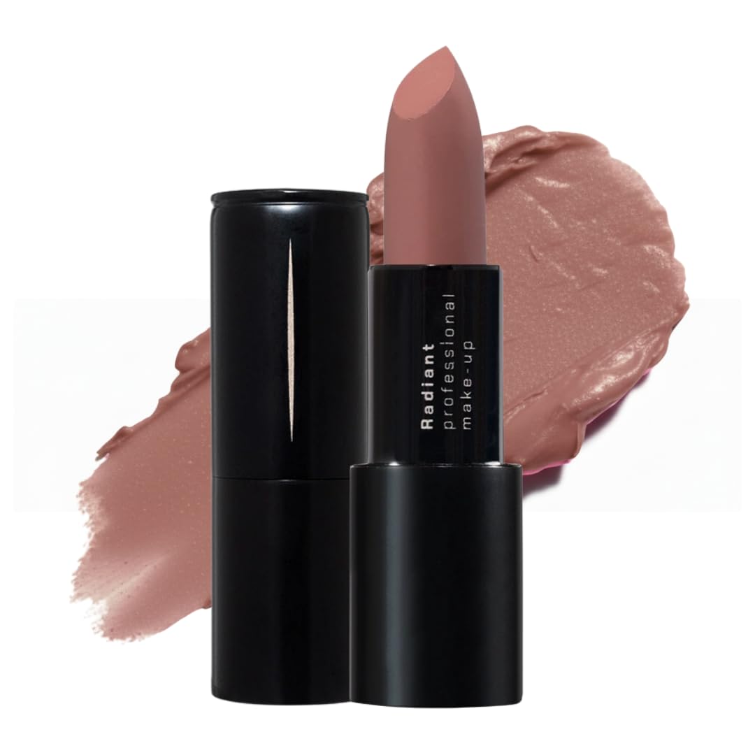 RADIANT PROFESSIONAL MAKE UP / HELLENICA Radiant Professional Glossy Lipstick, Hyaluronic Acid, 102 COCOA – product phot