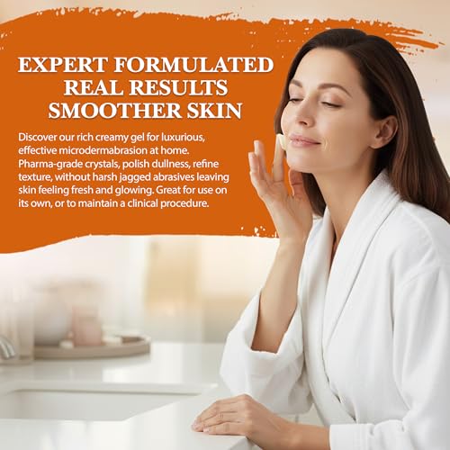Microdermabrasion Facial Creamy Gel Scrub & Face Exfoliator 3 oz - Product Imagery