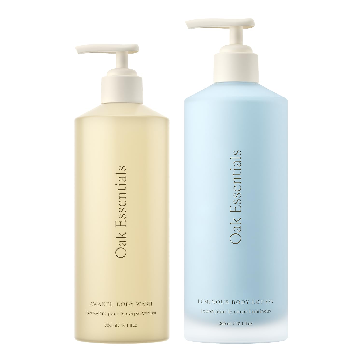 Oak Essentials Silk Body Duo, 2-Piece Body Care Set: Awaken Body - Product Imagery