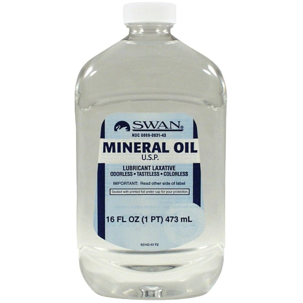 Swan Mineral Oil 16 oz - Product Imagery