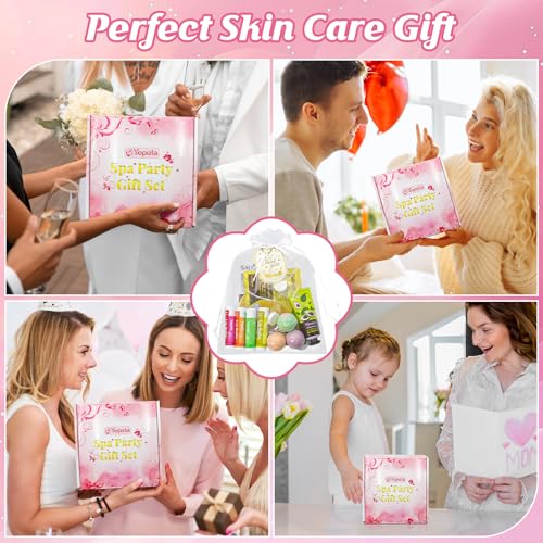 128 PCS Spa Party Supplies for Women, Spa Kit Include Lip - Product Imagery