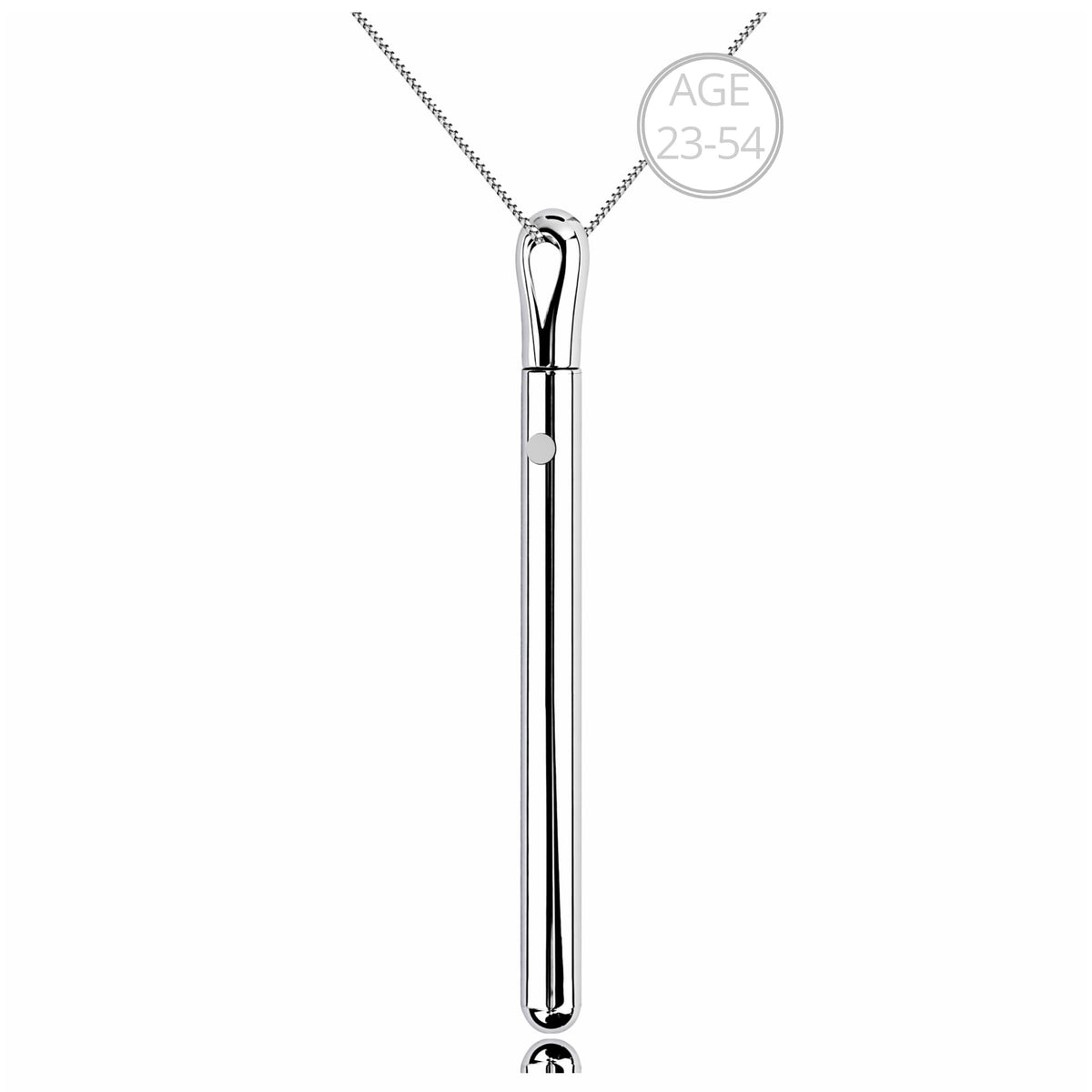 Coubomb Silver Necklace for Women, Rechargeable Silver Jewelry with Long Pendant – product photo (Pendant Necklaces)