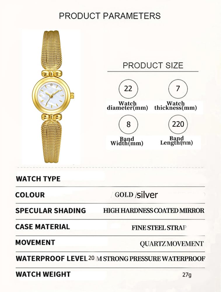 BESTKANG Fashion Simple Women's Quartz Watch Stainless Steel Mesh Strap Elegant Ladies Wrist Watch – packaging and label
