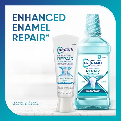 SENSODYNE PRONAMEL Intensive Enamel Repair Whitening Toothpaste, - Product Imagery