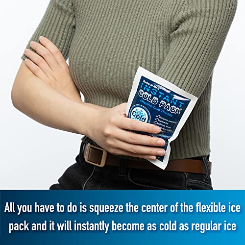 General Medi Instant Ice Cold Pack (4”x 5.5”) – 8 Packs - Product Imagery