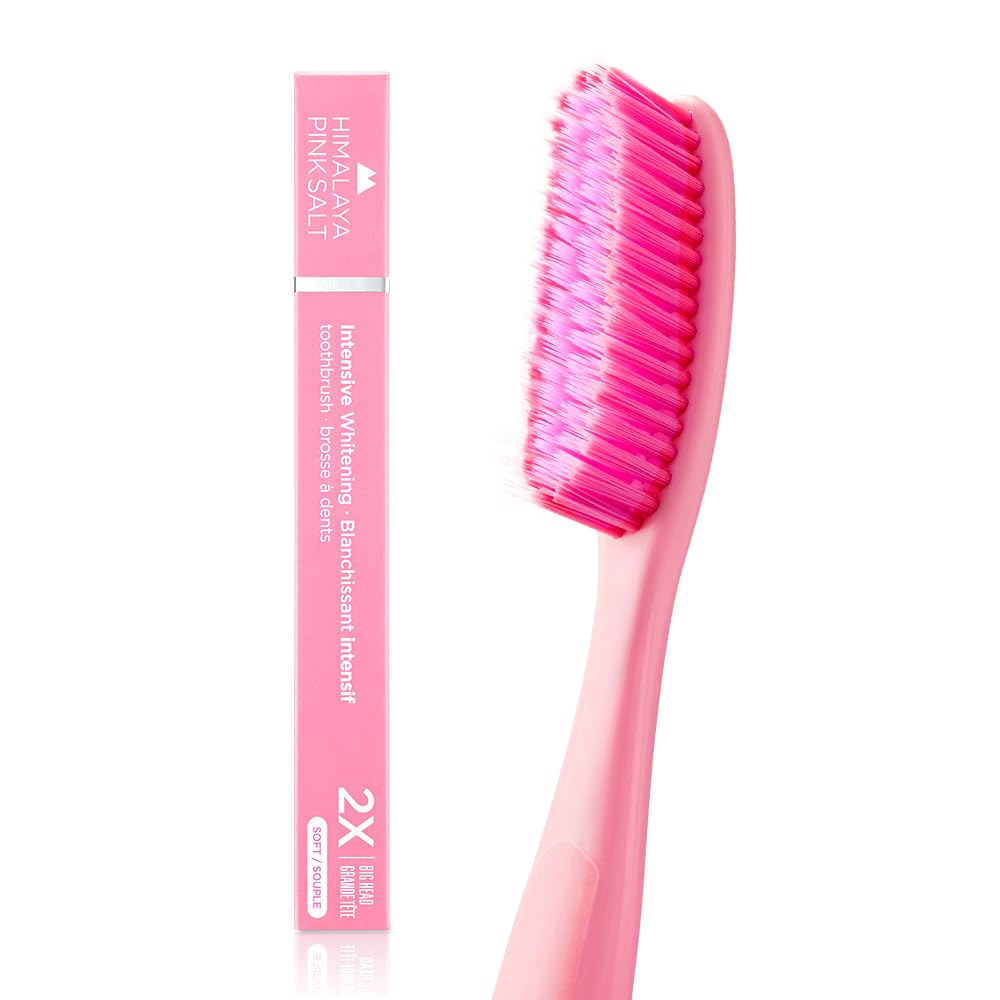 HIMALAYA PINKSALT Intensive Clean Toothbrush 1 Count - Product Imagery