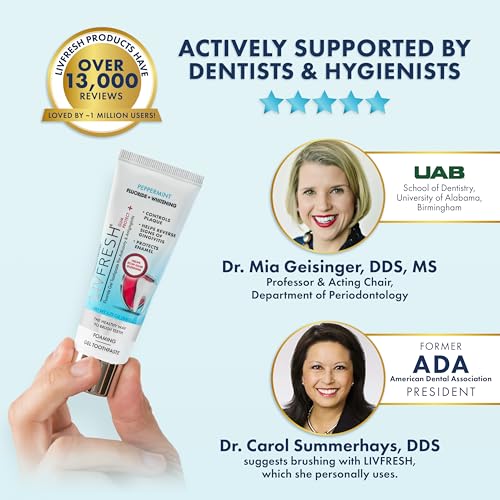 LIVFRESH Gum Protect Toothpaste Gel, Gingivitis Treatment, - Product Imagery
