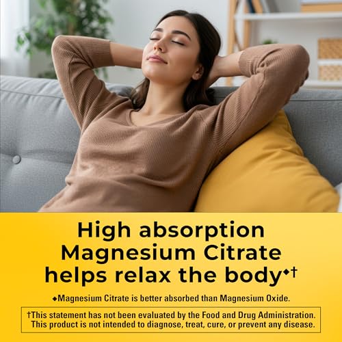 Nature Made High Absorption Magnesium Citrate 200mg per Serving, - Product Imagery