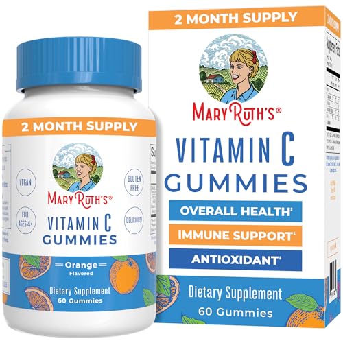 MARYRUTH'S Vitamin C Gummies for Adults & Kids, Immune Support, - Product Imagery
